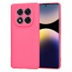 Techsuit silikonové pouzdro pro Xiaomi Redmi Note 14 Pro 5G / Poco X7 5G růžové