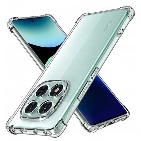 Silikonové pouzdro AntiShock pro Xiaomi Redmi Note 14 Pro 5G / Poco X7 5G čiré