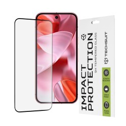 3D ochranné tvrzené sklo Full Cover pro Google Pixel 9 / 9 Pro černé