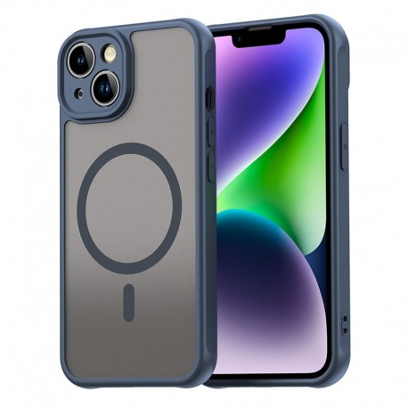 Pouzdro Techsuit HaloFrost II MagSafe pro iPhone 14 modré
