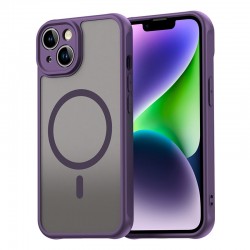 Pouzdro Techsuit HaloFrost II MagSafe pro iPhone 14 fialové