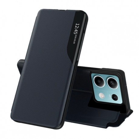 Flipové pouzdro Eco Leather View Case pro Xiaomi Redmi Note 13 Pro 4G / Poco M6 Pro modré