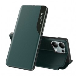Flipové pouzdro Eco Leather View Case pro Xiaomi Redmi Note 13 Pro 4G / Poco M6 Pro zelené