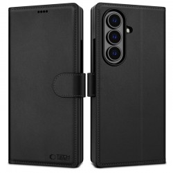Kožená peněženka Tech-Protect pro Samsung Galaxy Z Fold7 černá