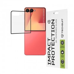 3D ochranné tvrzené sklo Full Cover pro Samsung Galaxy Z Flip7 černé