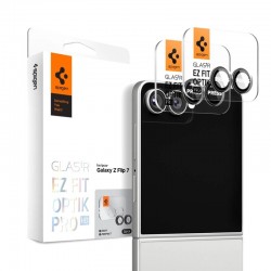 Tvrzené sklo na fotoaparát Spigen Optik.tR EZ FIT 2-pack pro Samsung Galaxy Z Flip7 černé
