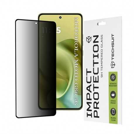Anti-Spy zatmavovací tvrzené sklo 9H pro Motorola Moto G86 5G / G86 Power 5G