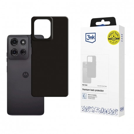 Silikonové pouzdro 3mk Matt Case pro Motorola Moto G75 5G černé