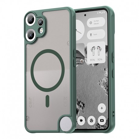 Pouzdro Techsuit HaloFrost II MagSafe pro Nothing CMF Phone 2 Pro zelené