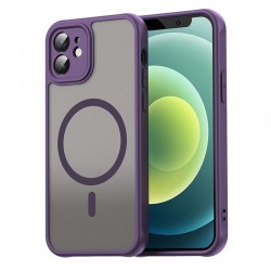 Pouzdro Techsuit HaloFrost II MagSafe pro iPhone 12 fialové