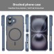 Pouzdro Techsuit HaloFrost II MagSafe pro iPhone 16 Plus modré