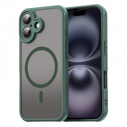 Pouzdro Techsuit HaloFrost II MagSafe pro iPhone 16 zelené