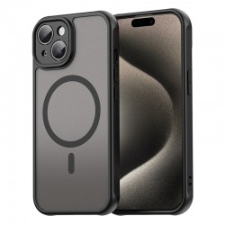 Pouzdro Techsuit HaloFrost II MagSafe pro iPhone 15 Plus černé