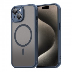 Pouzdro Techsuit HaloFrost II MagSafe pro iPhone 15 Plus modré