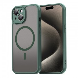 Pouzdro Techsuit HaloFrost II MagSafe pro iPhone 15 zelené