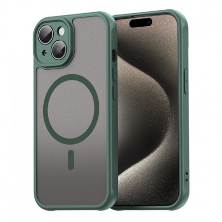 Pouzdro Techsuit HaloFrost II MagSafe pro iPhone 14 Plus zelené