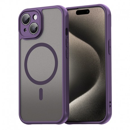 Pouzdro Techsuit HaloFrost II MagSafe pro iPhone 14 Plus fialové