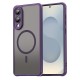 Pouzdro Techsuit HaloFrost II MagSafe pro Samsung Galaxy S25 Edge fialové
