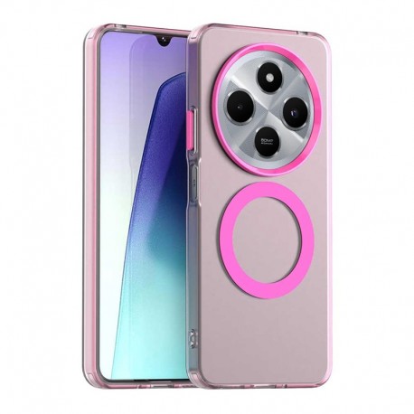 Pouzdro Techsuit CandyCase MagSafe pro Xiaomi Redmi 14C / Poco C75 růžové