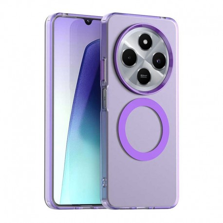 Pouzdro Techsuit CandyCase MagSafe pro Xiaomi Redmi 14C / Poco C75 fialové