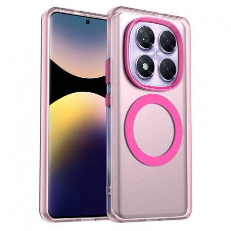 Pouzdro Techsuit CandyCase MagSafe pro Xiaomi Redmi Note 14 Pro 5G / Poco X7 5G růžové