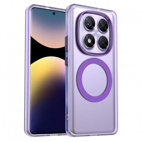 Pouzdro Techsuit CandyCase MagSafe pro Xiaomi Redmi Note 14 Pro 4G fialové