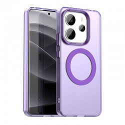 Pouzdro Techsuit CandyCase MagSafe pro Xiaomi Redmi Note 14 5G fialové