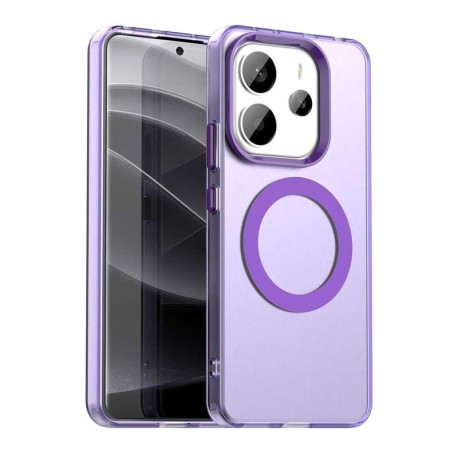 Pouzdro Techsuit CandyCase MagSafe pro Xiaomi Redmi Note 14 5G fialové