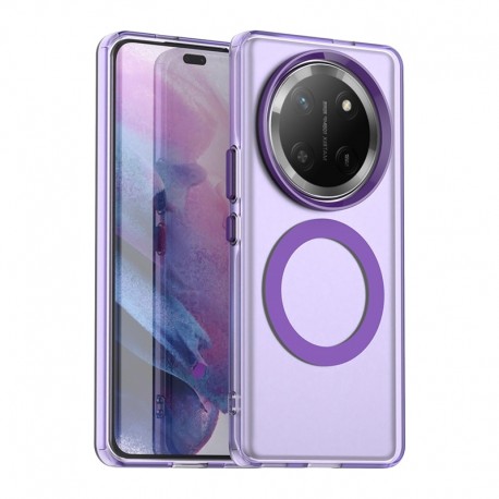 Pouzdro Techsuit CandyCase MagSafe pro Honor Magic7 Lite 5G fialové