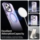 Pouzdro Techsuit CandyCase MagSafe pro Honor 400 Lite 5G fialové
