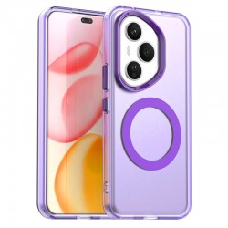 Pouzdro Techsuit CandyCase MagSafe pro Honor 400 Pro fialové