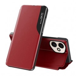 Flipové pouzdro Eco Leather View Case pro Honor 400 červené