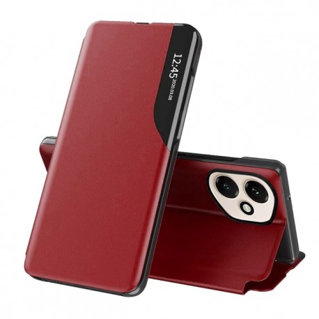 Flipové pouzdro Eco Leather View Case pro Honor 400 červené