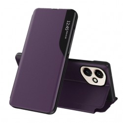 Flipové pouzdro Eco Leather View Case pro Honor 400 fialové