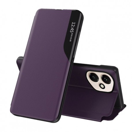 Flipové pouzdro Eco Leather View Case pro Honor 400 fialové