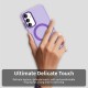 Pouzdro Techsuit CandyCase MagSafe pro Samsung Galaxy A25 5G fialové