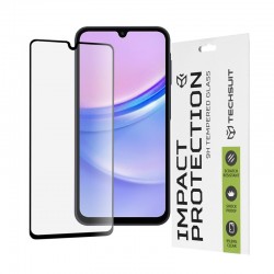 3D ochranné tvrzené sklo Full Cover pro Samsung Galaxy A15 4G / A15 5G / A24 / A25 5G / M15 černé