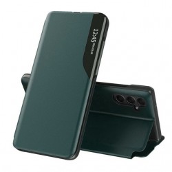 Flipové pouzdro Eco Leather View Case pro Samsung Galaxy A25 5G zelené