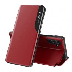 Flipové pouzdro Eco Leather View Case pro Samsung Galaxy A25 5G červené