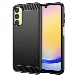 Silikonové pouzdro Carbon Case pro Samsung Galaxy A25 5G černé