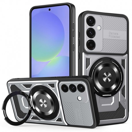 Techsuit RuggedCam odolné pouzdro pro Samsung Galaxy A36 5G / A56 5G šedé