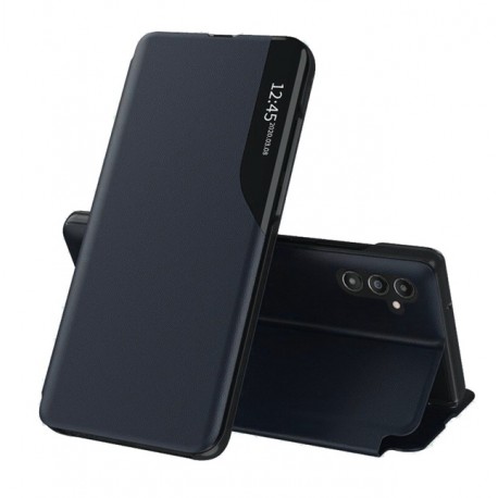 Flipové pouzdro Eco Leather View Case pro Samsung Galaxy A55 5G modré