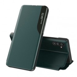Flipové pouzdro Eco Leather View Case pro Samsung Galaxy A55 5G zelené
