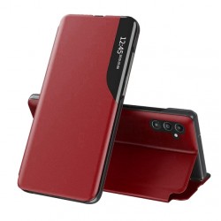 Flipové pouzdro Eco Leather View Case pro Samsung Galaxy A55 5G červené