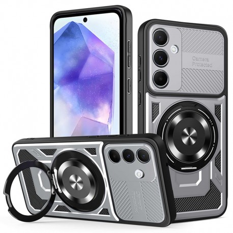 Techsuit RuggedCam odolné pouzdro pro Samsung Galaxy A55 5G šedé