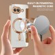 SmartMag Book MagSafe flipové pouzdro pro Google Pixel 9a hnědé