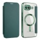 SmartMag Book MagSafe flipové pouzdro pro Google Pixel 9a zelené