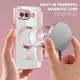 SmartMag Book MagSafe flipové pouzdro pro Google Pixel 9a růžové