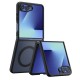 Pouzdro Techsuit PureFrost MagSafe pro Samsung Galaxy Z Flip7 černé