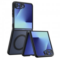 Pouzdro Techsuit PureFrost MagSafe pro Samsung Galaxy Z Flip7 černé